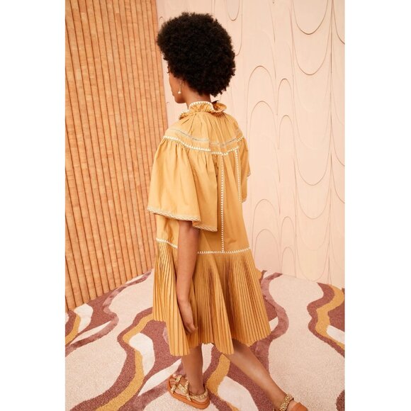 Ulla Johnson Pleated Hem Dress, size 12 - Picture 2 of 13